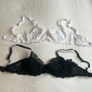 2 pack H&M lace bras